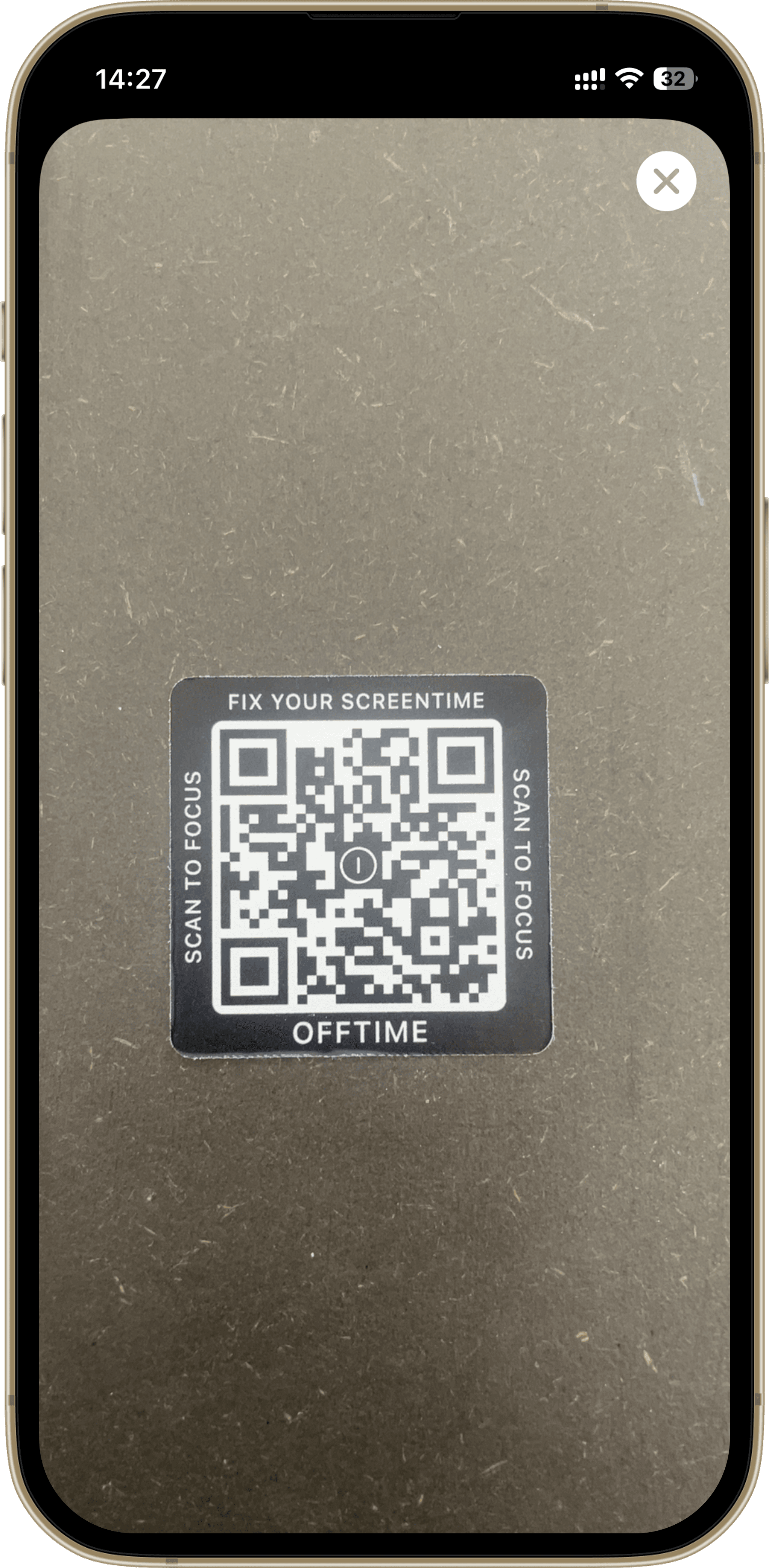 QR scan unlock