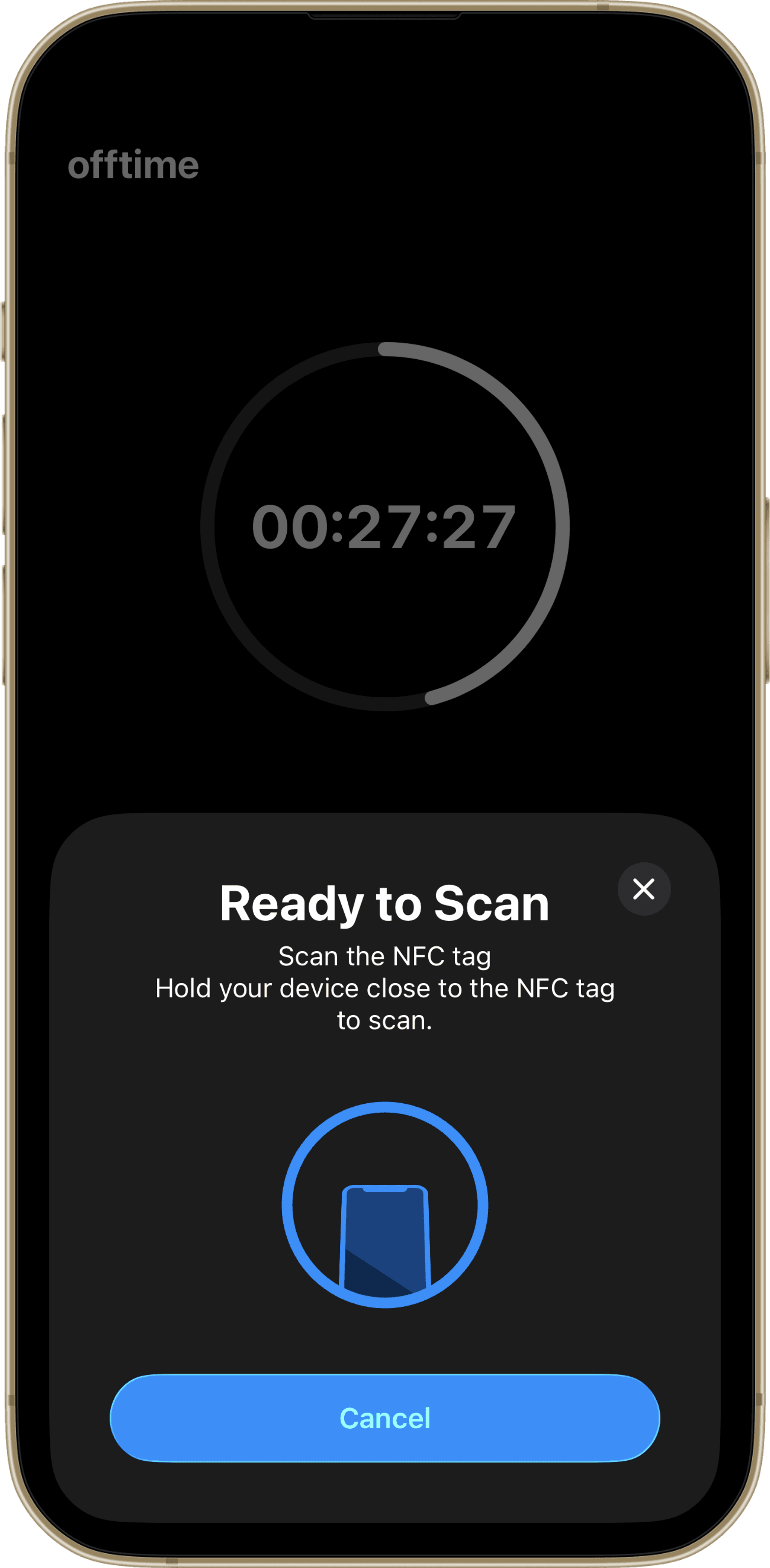 NFC scan unlock
